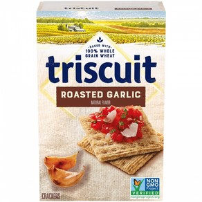 Tiscuit Tiscuit 구운 마늘 통곡물 밀 크래커 241.0g, 1개, 241g