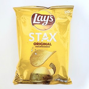 태국 레이즈 오리지널 포테이토칩 감자칩 감자53% lays STAX oiginal woldfood, 1개, 44g