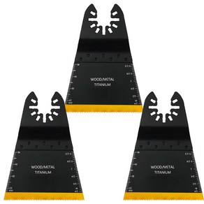 멀티커터날 세트 만능 컷팅날 디월트 밀워키 호환 모음, 1세트, 6. 티타늄 64mm 3개 세트