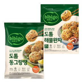 CJ 비비고 도톰동그랑땡 560g + 도톰해물완자 340g, 900g, 1세트