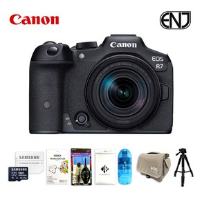 [캐논정품] EOS R7 18-150 Kit 미러리스 카메라+ 삼성 메모리 512GB+7종 풀패키지 / ENJ