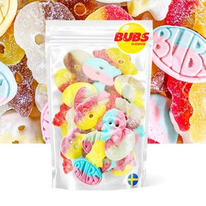 스웨덴 젤리 스웨디시 캔디 BUBS 믹스 MIX 대용량 BUBS 믹스 500g