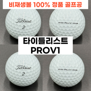 나이스골프 타이틀리스트 PRO V1_V1X 혼합 A+급 로스트볼, 1개, 10개