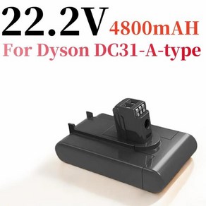 다이슨 진공 청소기에 적합한 리튬 배터리 A 타입 DC31 DC34 DC44 DC45 4800mAh, 01 CHINA, 01 4800mAh-1pcs