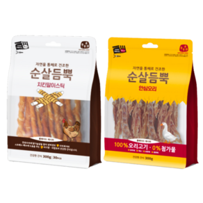 순살듬뿍 안심 오리 300g + 치킨말이스틱 300g