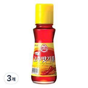 오뚜기옛날 고추맛 기름, 80ml, 3개