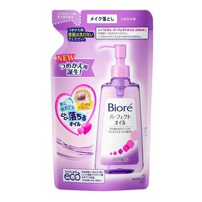 비오레 퍼펙트 클렌징 오일 리필 210ml 메이크업 리무버, 1개