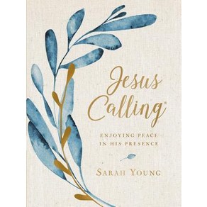 Jesus Calling (Large Text Cloth Botanical Cover): Enjoying Peace in His Presence Hardcover