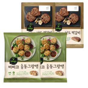 비비고 도톰동그랑땡 560g 남도떡갈비 450g, 2세트