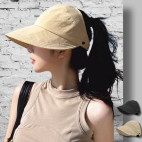 유량 버킷햇 벙거지 썬캡 접이식 마스크걸이 모자