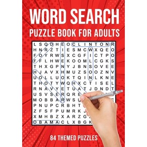 (영문도서) Wod Seach Puzzle Books fo Adults: Lage Pint Wodseach - 84 USA Themed Puzzles (US Vesion) Papeback, Independently Published