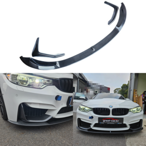 BMW M시리즈 M3 M4 F80 F82 F83 프론트립 M퍼포먼스 프론트댐 에어댐 바디킷, CS카본