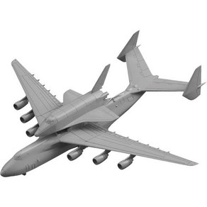 PIT-ROAD 피트로드 S51 An-225 무리아 대형 수송기 & 궤도선 블랑 [1/700 스케일 프라모델], 단일, 1개