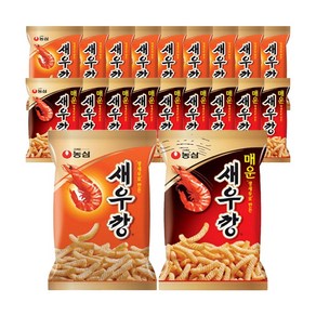 농심 새우깡 90g 10개 매운새우깡 총20개 (무료배송)