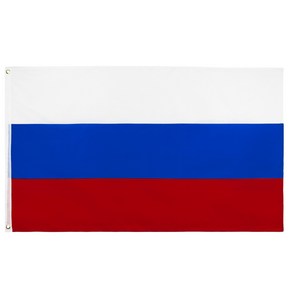 러시아 국기 ussia flag 150x90 대형 사이즈 유럽국기 나라별국기 인테리어용, 150x90cm, 1개, 혼합색상