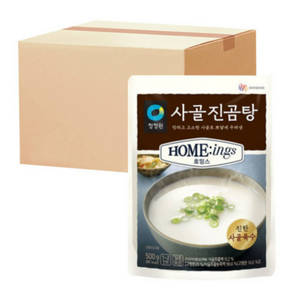 청정원 사골진곰탕 500g x 24개 (1box) / 사골곰탕, 500mg