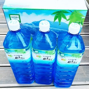 광양 백운산 고로쇠수액 당일채취 철처한 수질검사, 1.5L, 12개