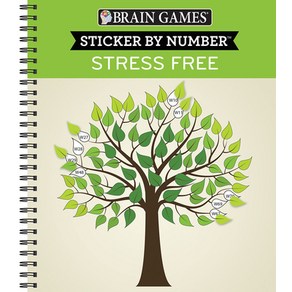 Bain Games - Sticke by Numbe: Stess Fee Spial, Publications Intenational,..., English, 9781645580768