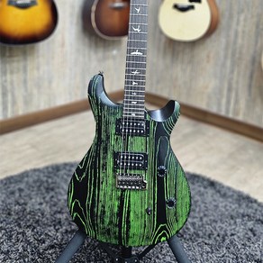 PRS SE 2024 Model Swamp Ash CE24 Sandblasted Limited Edition-Sandblasted Green - CTIG049432