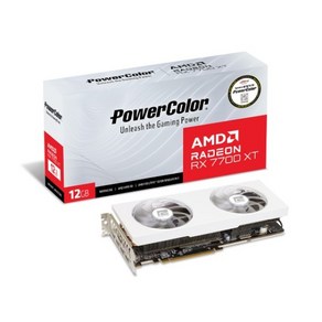 [PoweColo] 라데온 RX 7700 XT D6 12GB White 대원씨티에스