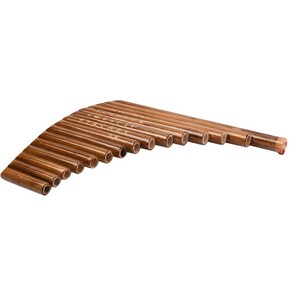 입으로 부는 악기 팬플릇 팬플루트 민속악기 22튜브 입문 취미 동호회 handmade left hand pan flute 15 pipe g tone panpipes 포크 관선물, 1개