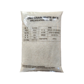 베트남쌀 10kg 1등급 안남미 수입쌀 LONG GRIAN WHITE RICE, 1개