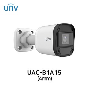 [UNIVIEW] 아날로그 카메라 UAC-B1A15 불렛 카메라 [500만 화소고정렌즈-4mm], 1개, 유니뷰 UAC-B1A15(4mm)실외