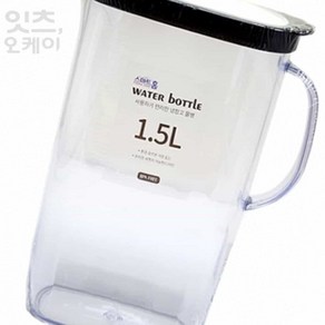 FIRSTOK 직사각 물병 1.5L 냉장고물통, 1개