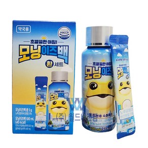 모닝이즈백 환 세트 환3g+음료수100mL 음주전후 숙취해소 블루베리맛, 100ml