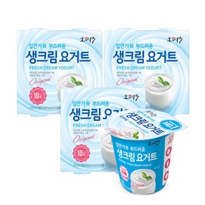 동원 소와나무 생크림 요거트 150g, 12개