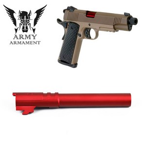 l 건스토리 l ARMY 1911 Outer Barrel / Red /아웃바렐