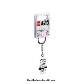 레고 열쇠고리 키링 스타워즈 853946 스톰트루퍼 May the foce be with you, 1개