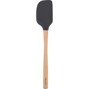 Tovolo Flex-Coe Naow Wood Handled Ja Scape Tovolo Flex-Coe 좁은 나무 손잡이 병 긁는 도구 쉽게 펴서 놓을 수 있는, 숯, 1개