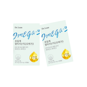 닥터린 초임계 추출 알티지(TG)오메가3 30캡슐, 360정, 1세트