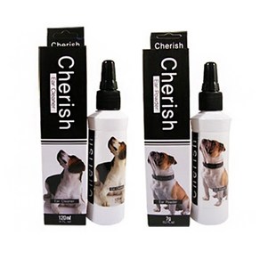 강아지 이어크리너 + 이어파우더 가루 7g 귀청소 세트, 1세트, 120ml