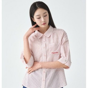 지센뉴코아창원점 여성잔체크자수포켓블라우스 ## 비치치 않고 시원한 아이템