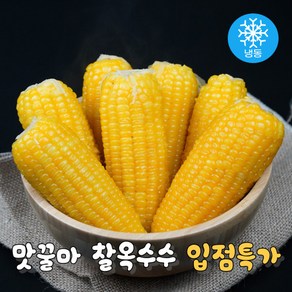 맛꿀마 쫄깃탱글 냉동 찰옥수수 삶은옥수수 황찰, 20개