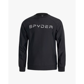 스파이더 SPYDER 공용 프론트 레터링 로고 맨투맨 SPGWCNRL332UBLK 226816