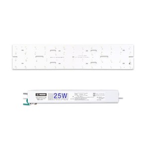 케빈라이팅 국산 삼성칩 조명 거실등 리폼 LED 모듈 거실주방등 25W 590x120mm(1장), 삼성 LED 칩, 표준형3000K(노란빛)