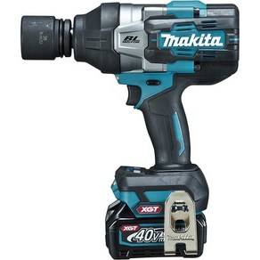 일본직발송 10. 마키타(MAKITA) 40VMAX 충전식 임팩트 렌치 2.5AH 배터리 2개충전기케이스 첨부 TW001GRDX, 1개