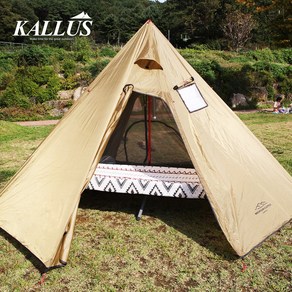 KALLUS CAMPING 경량 인디언 텐트 연통, 3~4인용 (400*220cm)