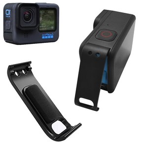 (안티아몰) 고프로10 호환 측면 커버 도어 액션캠 GOPRO10 충전 사이드, 1개