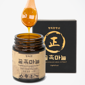 정직한청년 꿀흑마늘, 2개, 180g