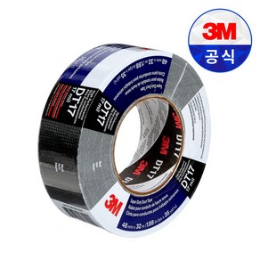 3M DT17 슈퍼 듀티 덕트 덕 테이프 48mmX32M 방수 보수 강력 다용도 배관 고정 수리 작업, 1개