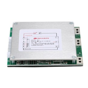 E-자전거 EScoote에 대한 10S 36V 20A 리튬 이온 Lipolyme 배터리 보호 보드 BMS PCB 보드 (실버 & 그린), 1개