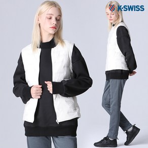 [케이스위스(K-SWISS)] 라이트 경량 덕다운 패딩 베스트