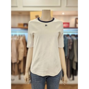 [BCBG] 비씨비지 BB골지 반팔 티셔츠 B4B3X403