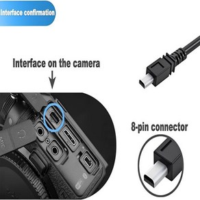 파나소닉 카메라 DMC-LX7 교체용 USB PC 맥 포토 그림 전송 케이블 코드 DMW-USBC1, 한개옵션0, 1개