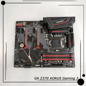 기가바이트 LGA 1151 DDR4 64GB PCI-E 3.0 ATX 데스크탑 마더보드 GA Z370 AORUS Gaming 3, 01 마더 보드