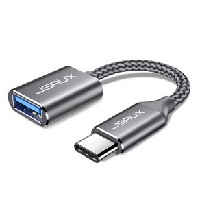 JSAUX USB C to A 3.0 OTG 젠더, 그레이, 1개, 16.5cm